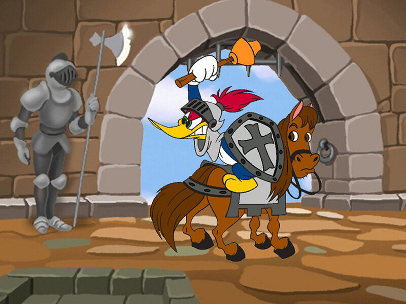 Woody Woodpecker knight adventure