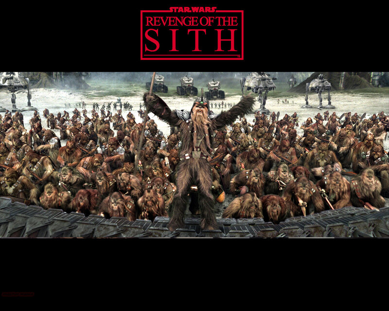 Wookiee Warrior on Platform — Brown