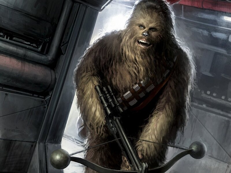 Wookiee with Bowcaster — Brown