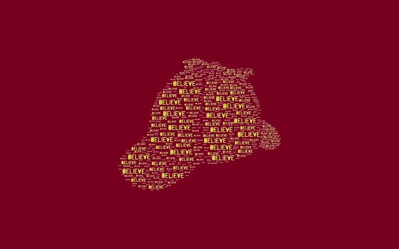 word art of a hand