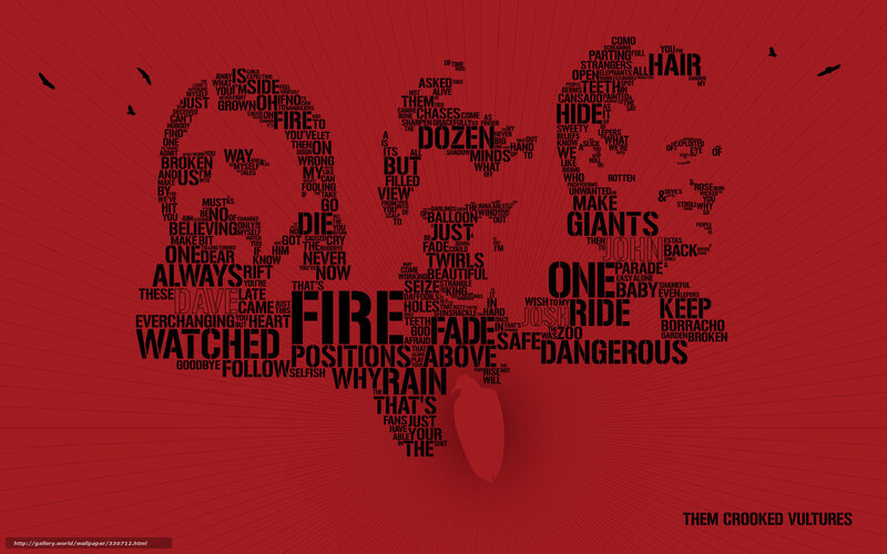 Word art of song lyrics
