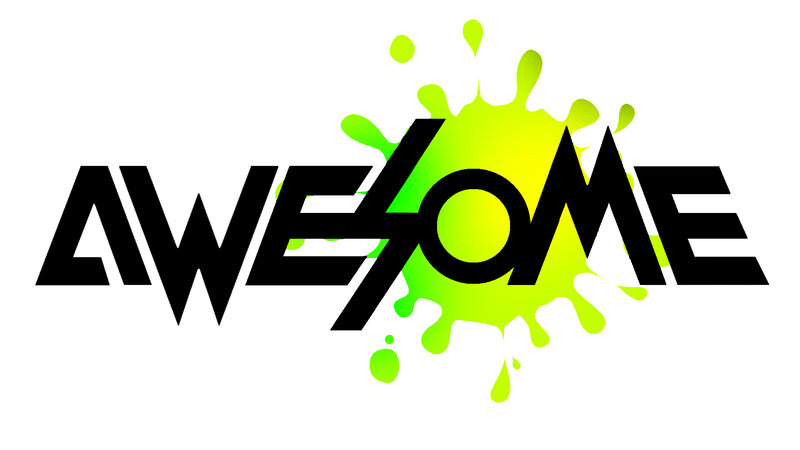 Word Awesome with Splash — Black