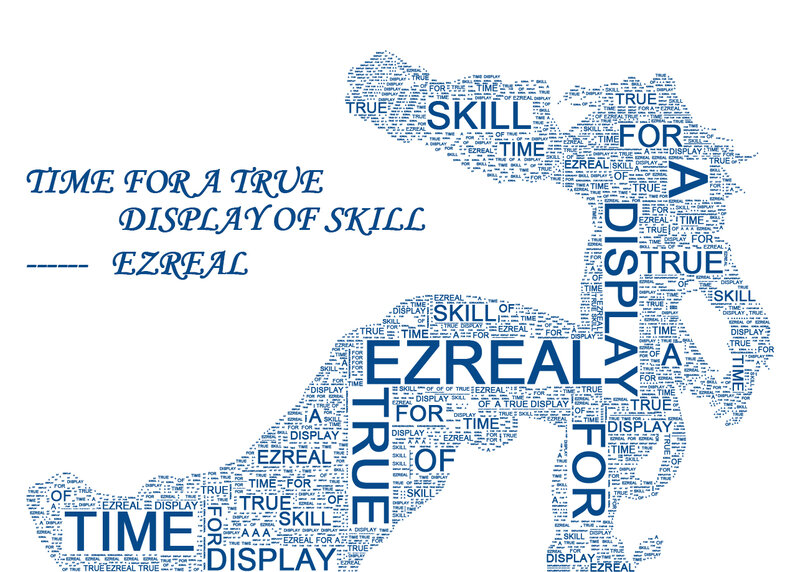 Word Cloud Art — Blue