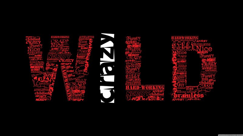 Word Cloud Design — Black, Bold