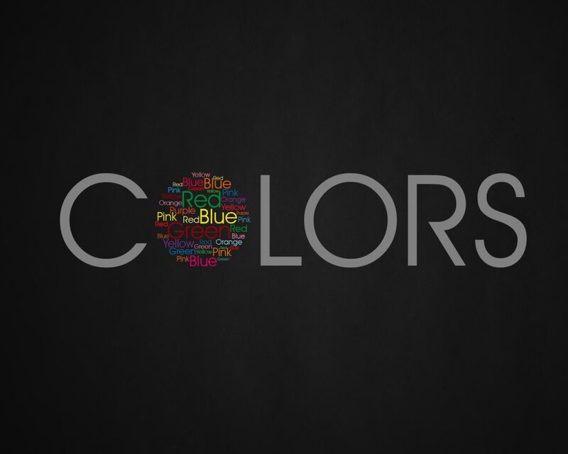 Word Cloud Design — Black