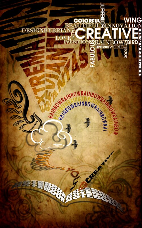 Word Cloud Design — Brown