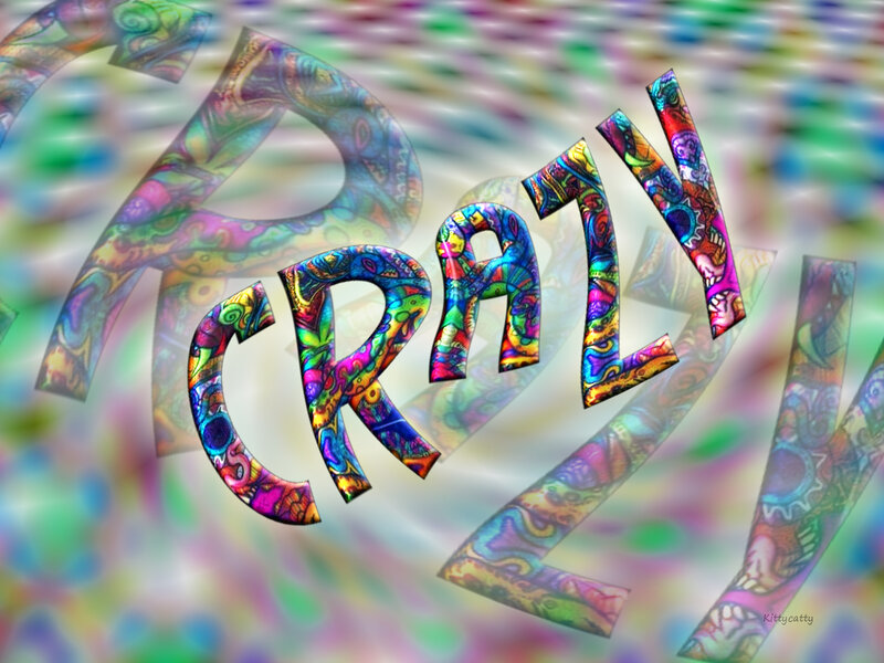 Word Crazy in Psychedelic Style