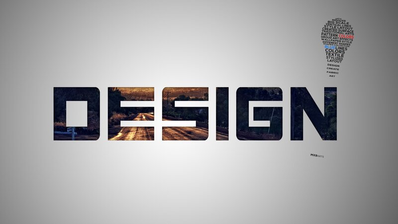 Word Design with Landscape