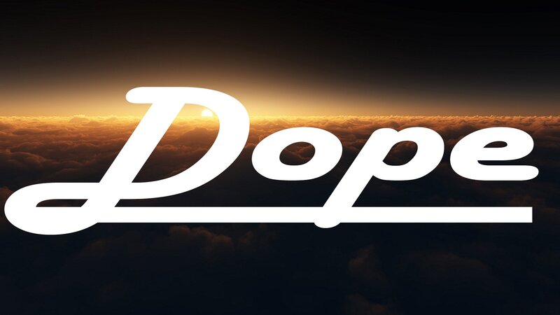 Word Dope over Clouds