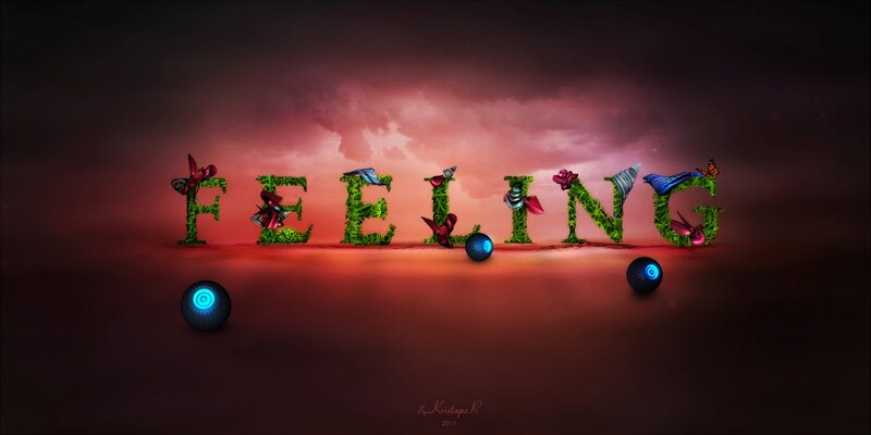 Word Feeling Made of Grass