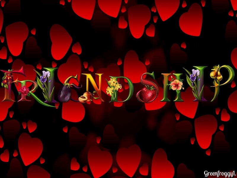Word Friendship with Flowers
