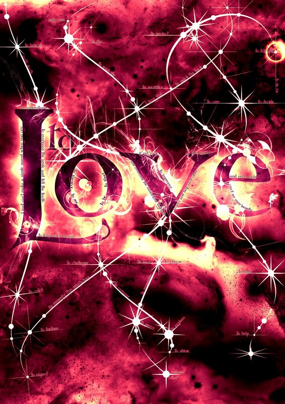 Word Love in Stars