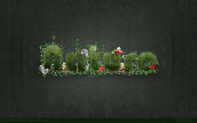 Word Nature Made of Plants