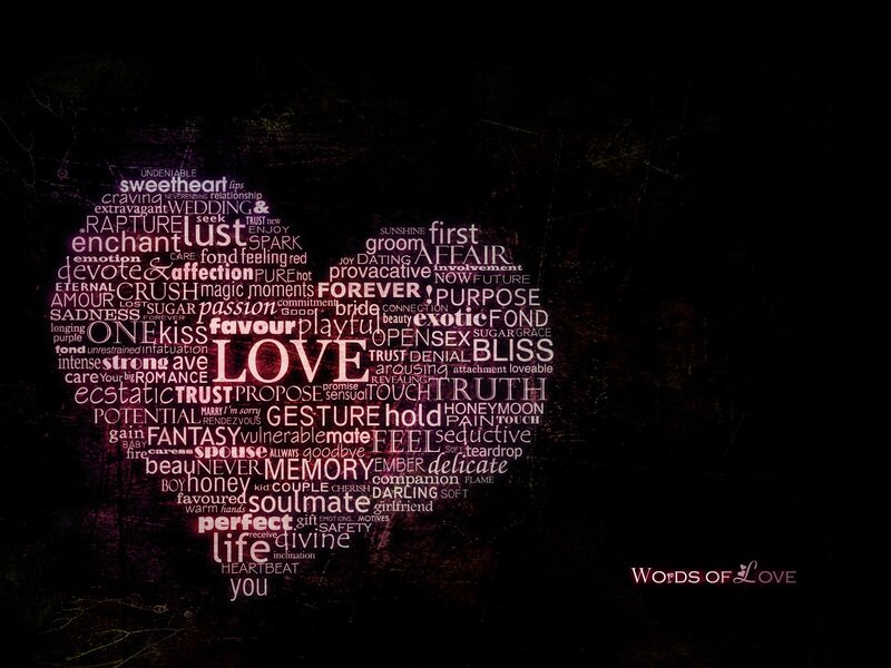 Words of Love Heart