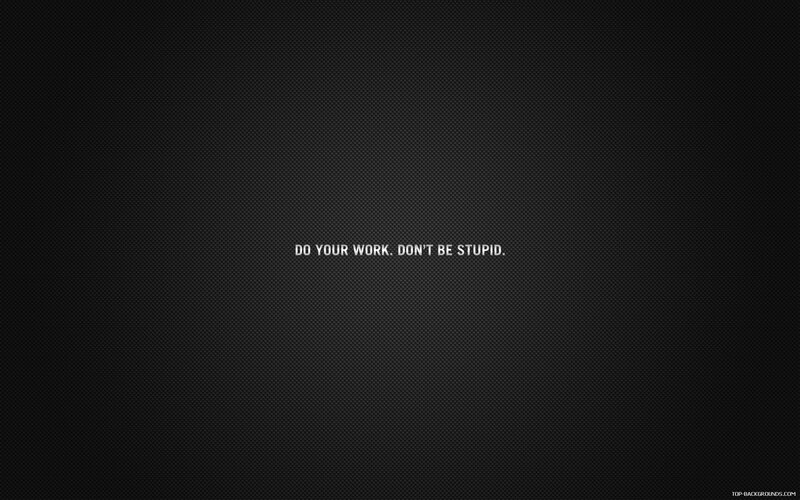 work ethic quote wallpaper