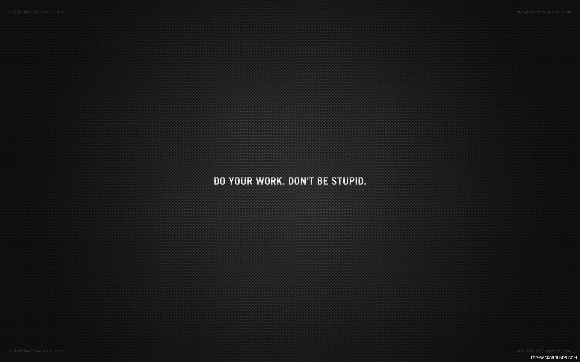 work ethic quote wallpaper