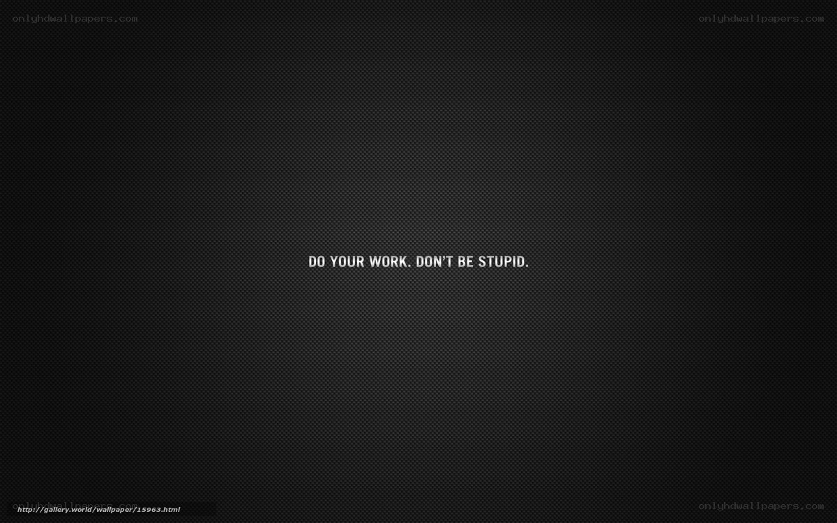 Work ethic quote wallpaper