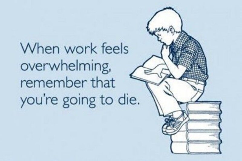 work feels overwhelming