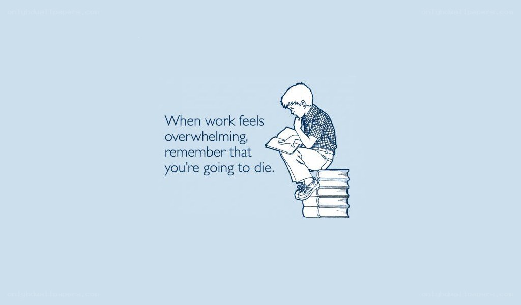 work stress reminder