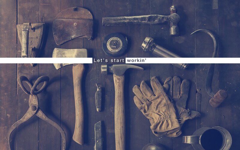 Work Tools on Wood