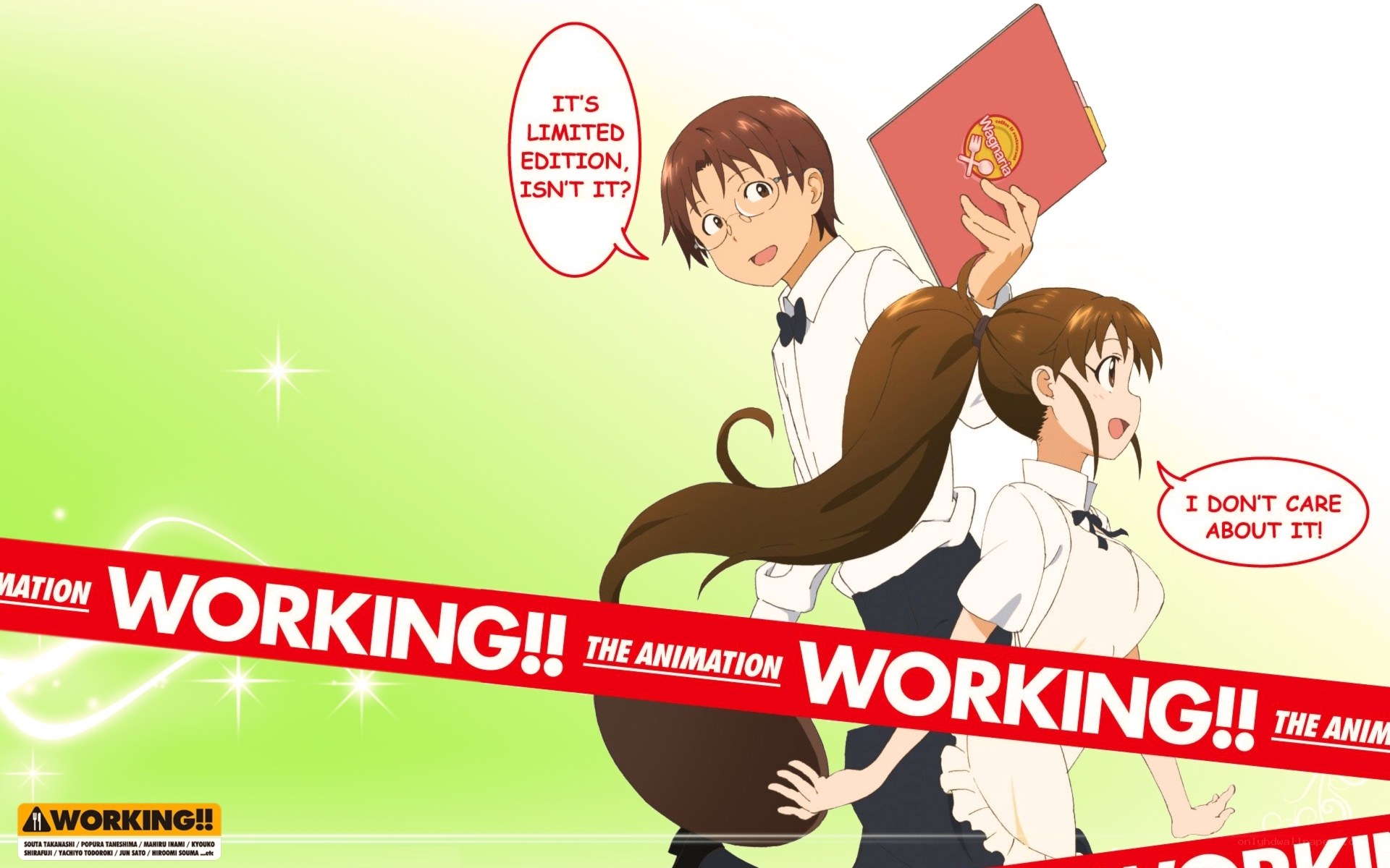 Working!! Animation Promotional Art