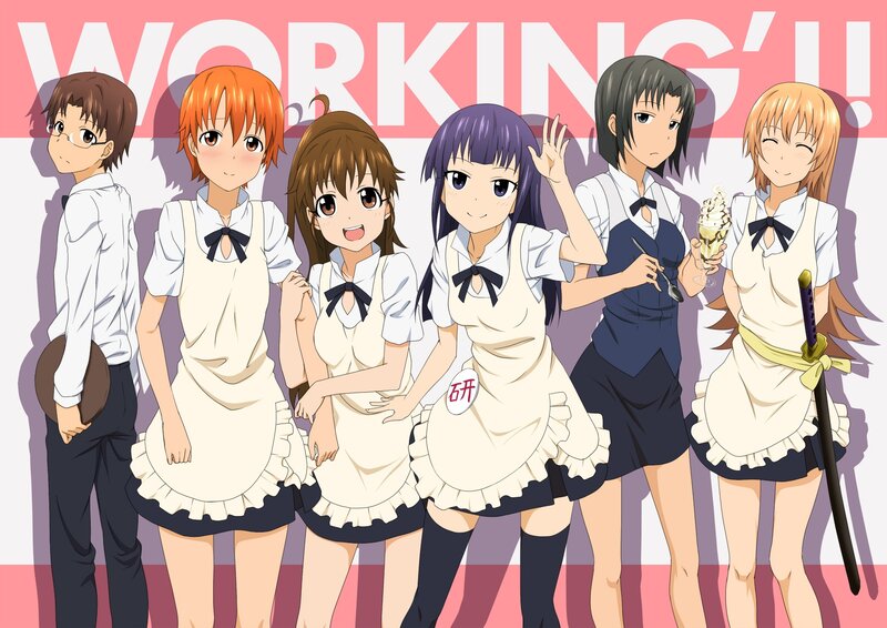 Working!! anime cast