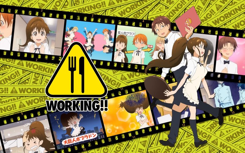 Working!! anime collage