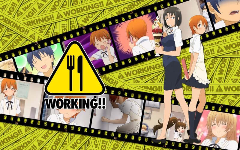 Working!! anime collage