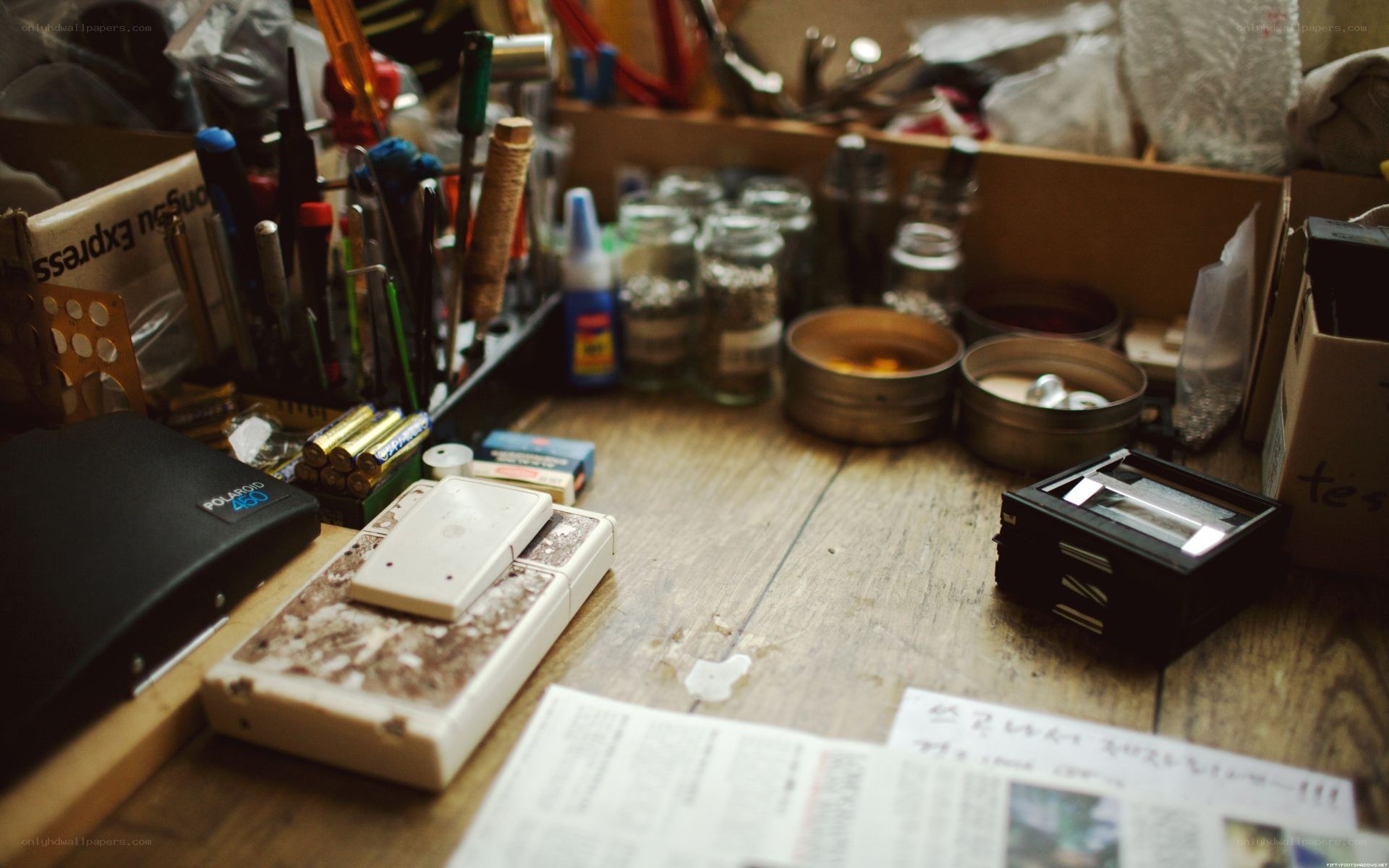 workshop tools and equipment