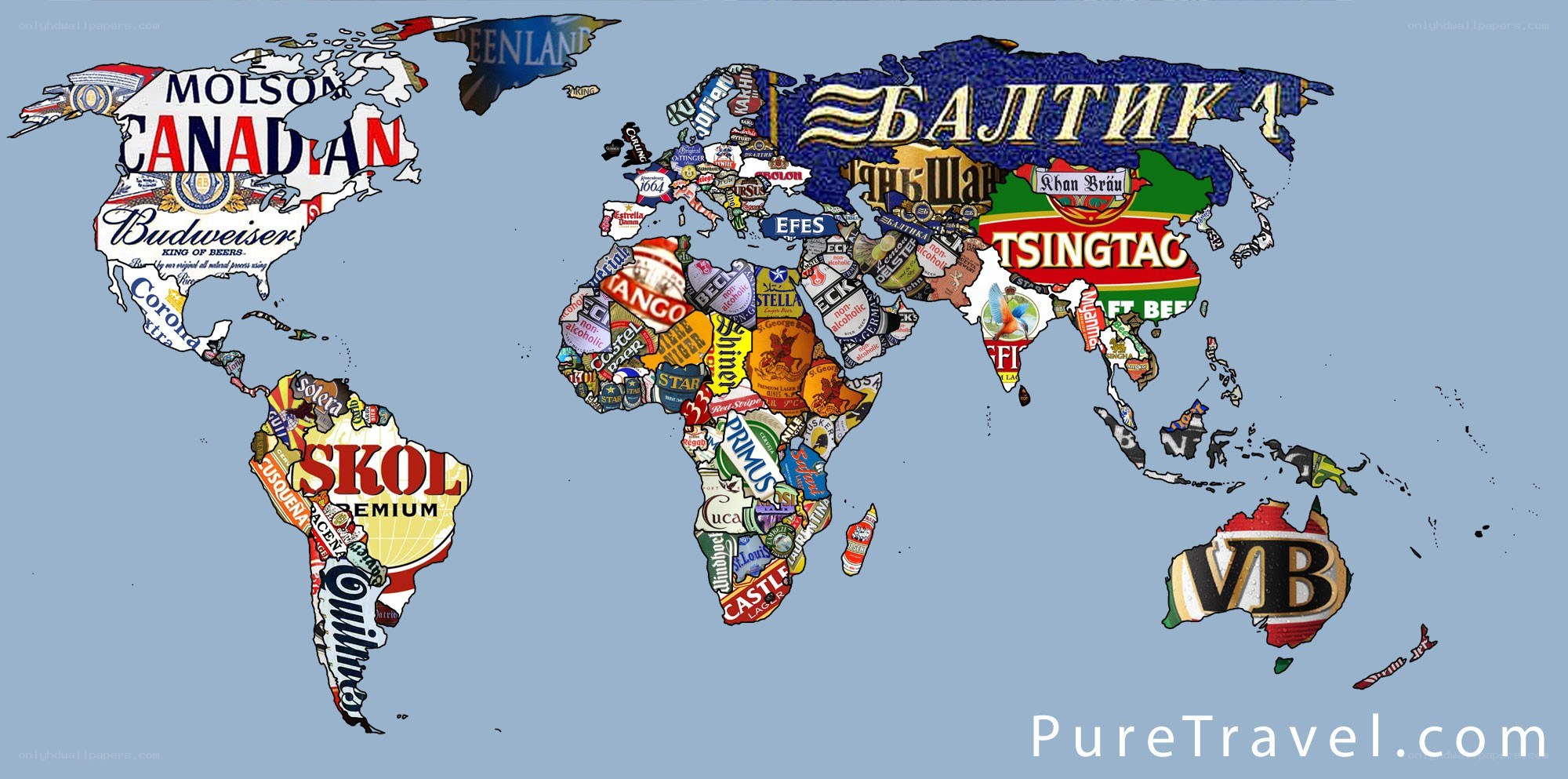 World beer map
