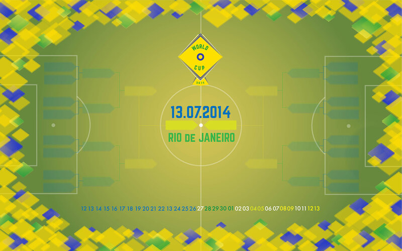 World Cup Tournament Bracket — Yellow