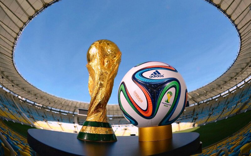 World Cup Trophy and Ball