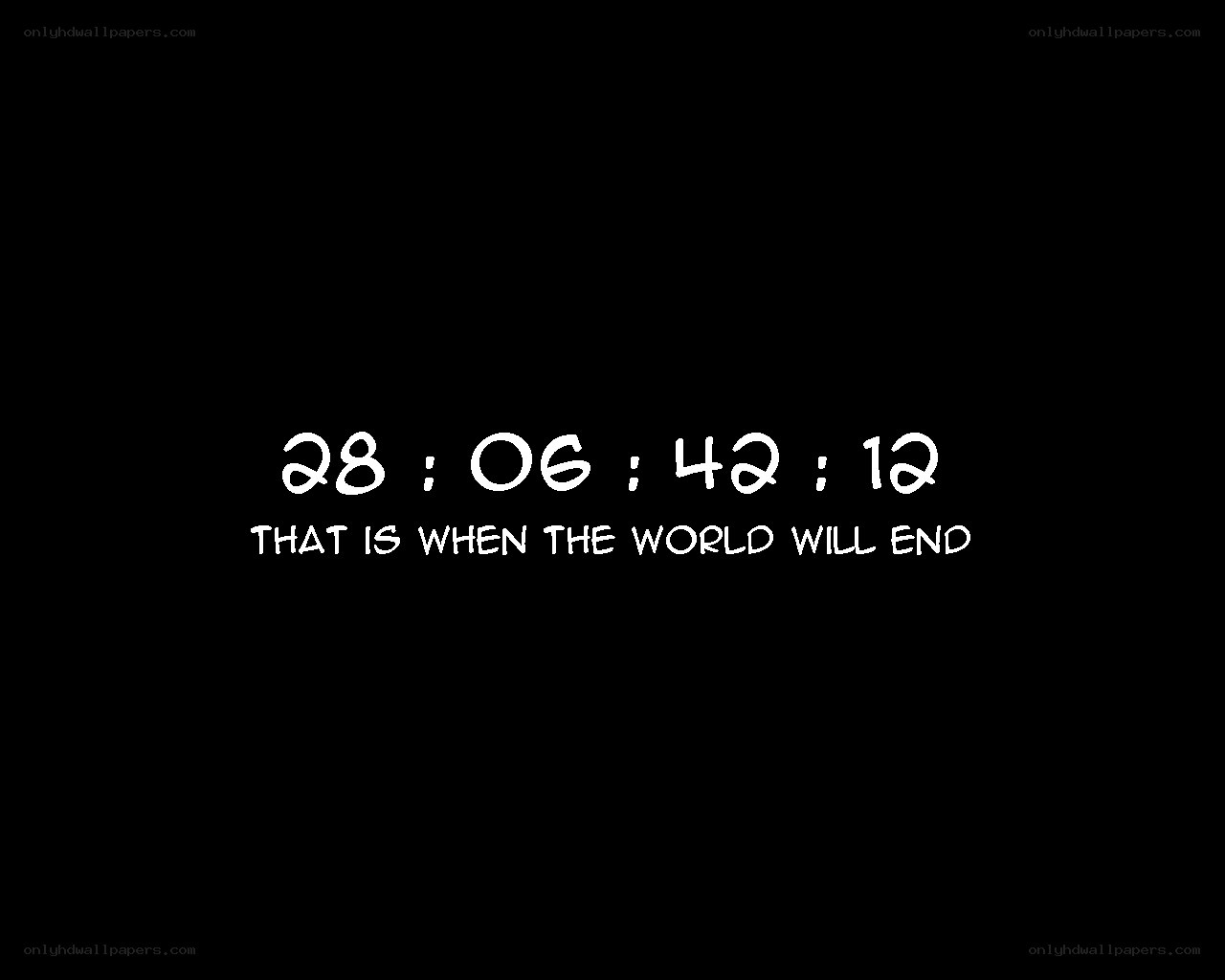 world ending countdown
