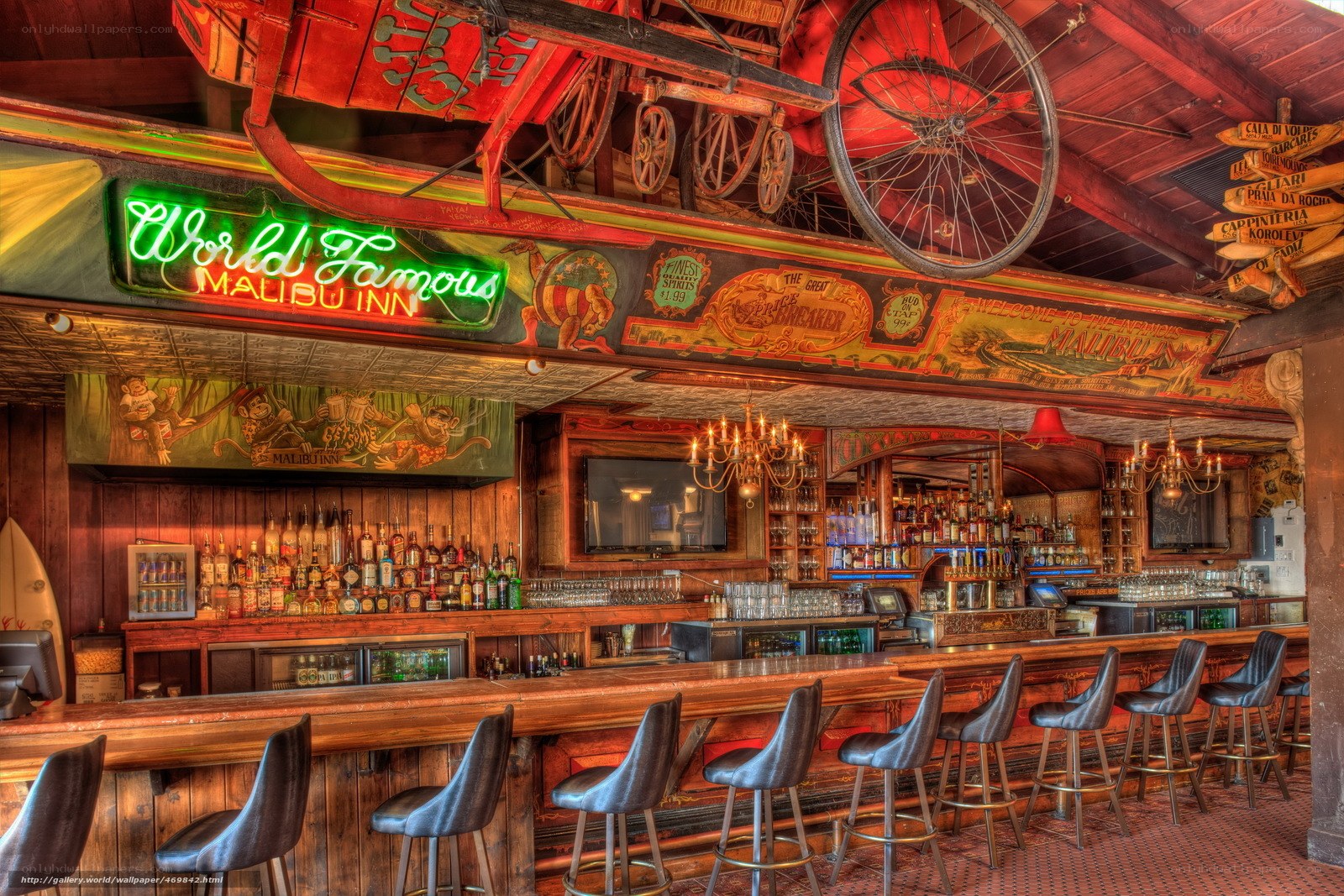 World Famous Malibu Inn bar