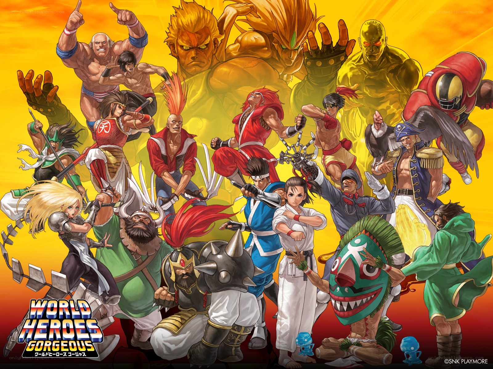 World Heroes Gorgeous cast