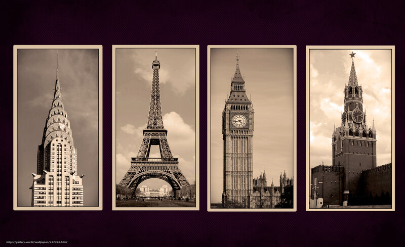 World Landmarks Collage