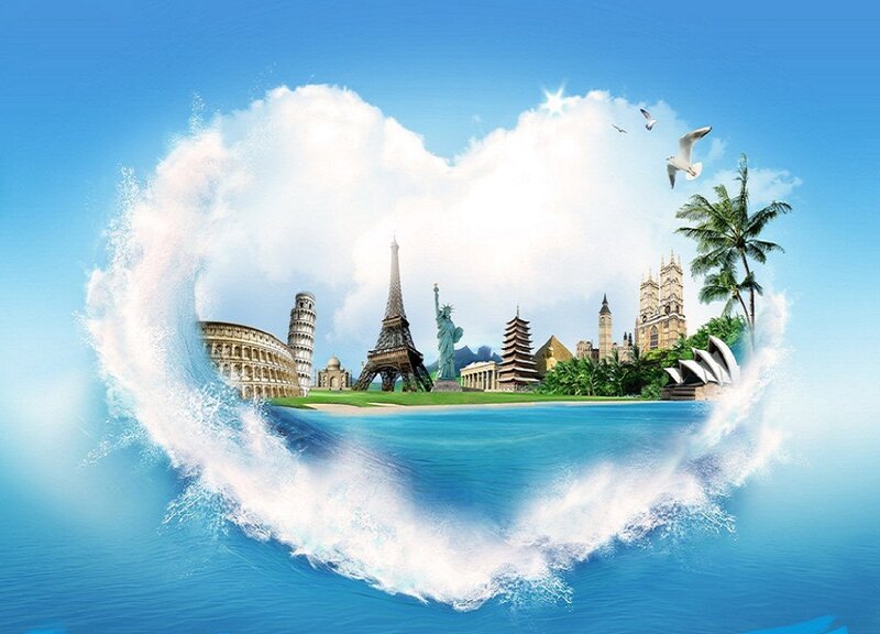 World Landmarks in Wave
