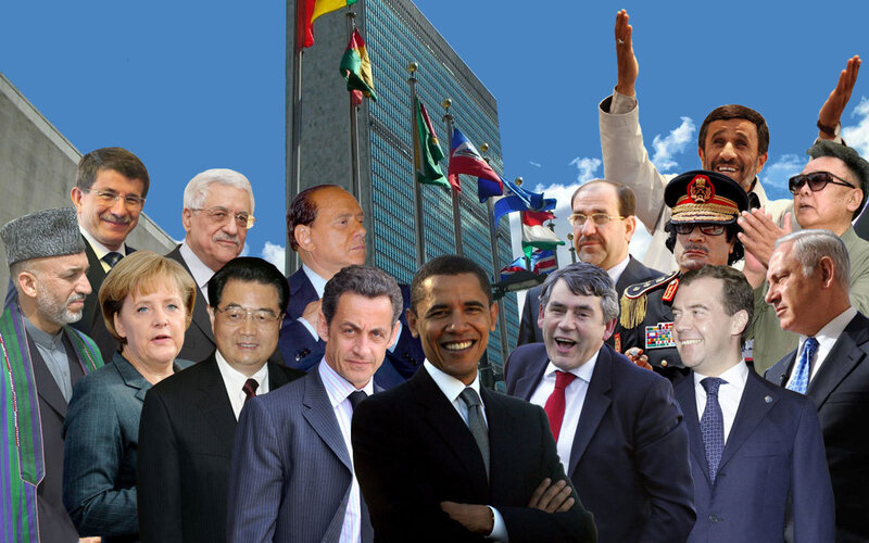 world leaders collage