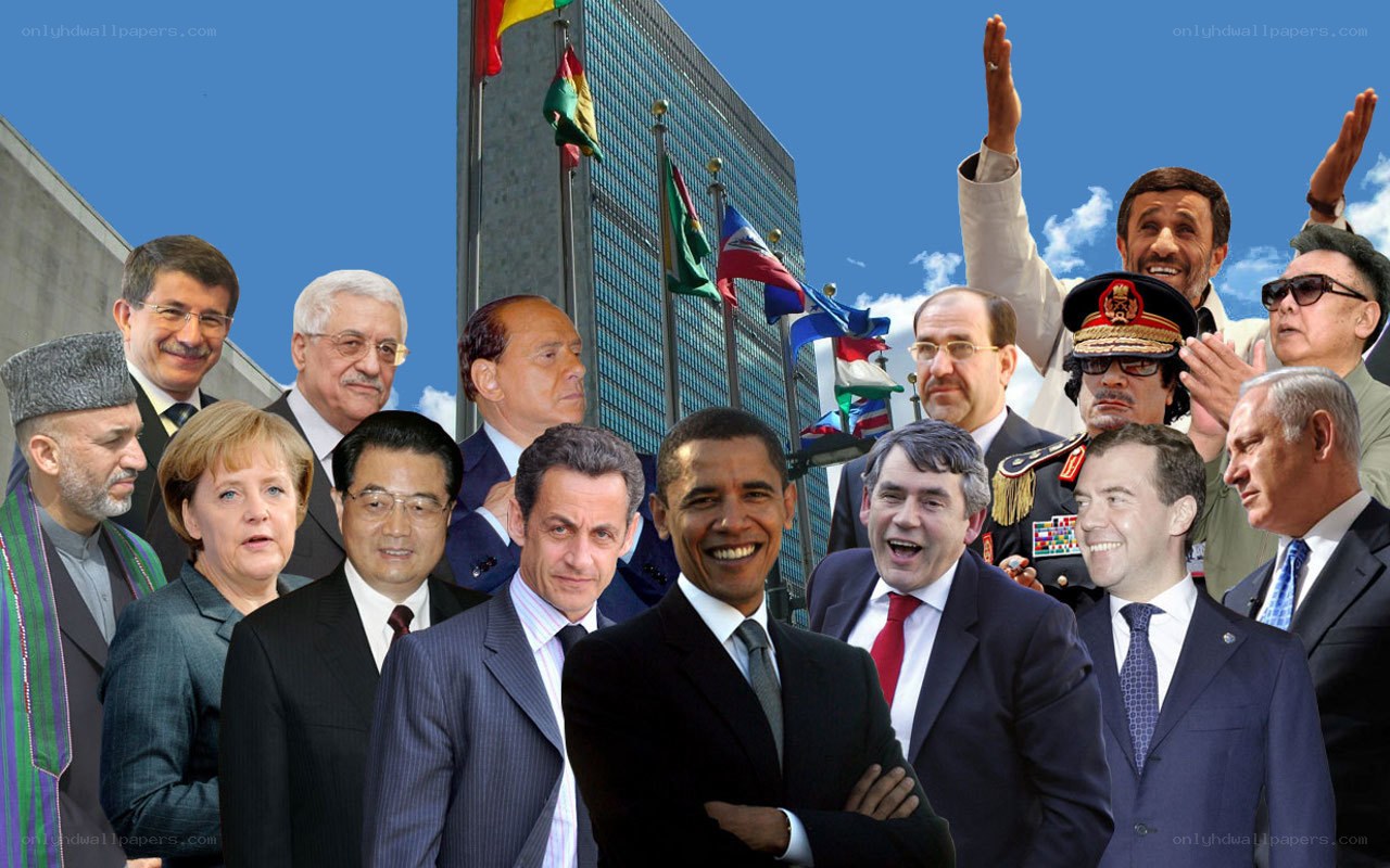 world leaders collage