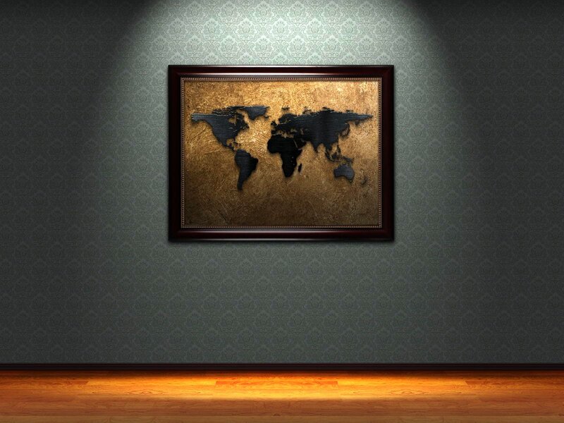 World Map Artwork