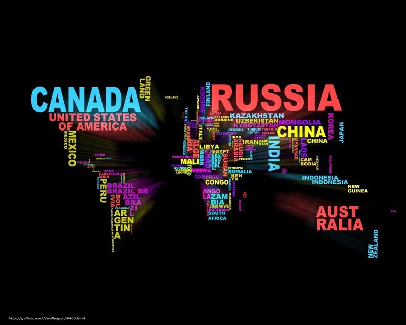 World Map from Country Names