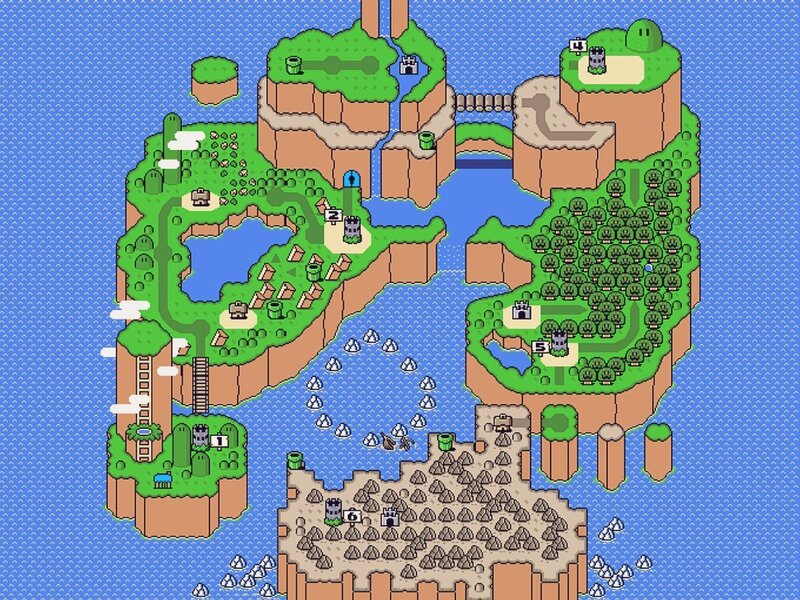 World Map from Game