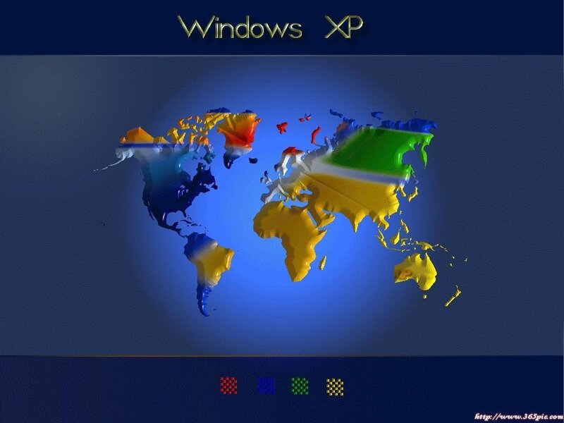 World Map in Paint