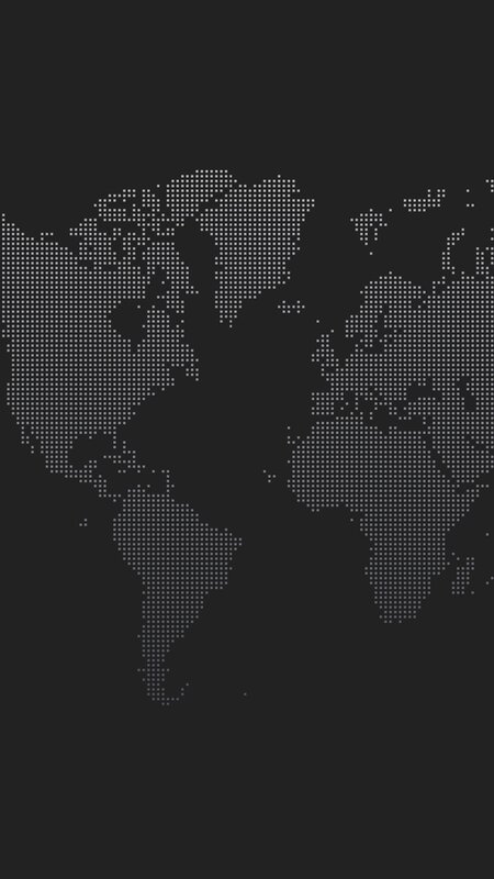 World Map in Pixel Art