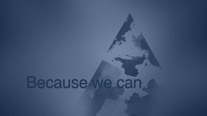World Map in Triangle