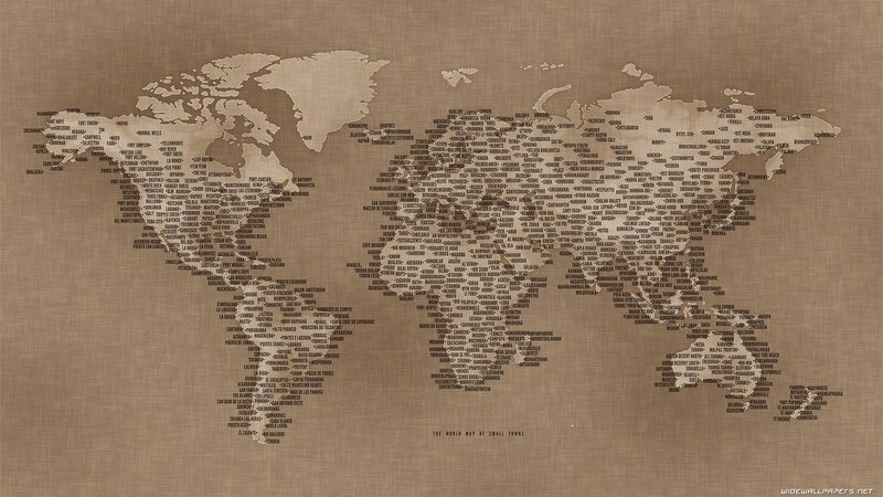 World Map of Small Towns