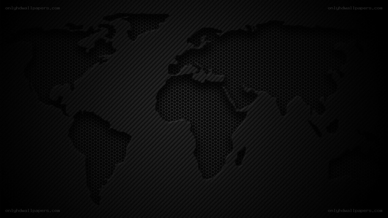 world map on carbon fiber