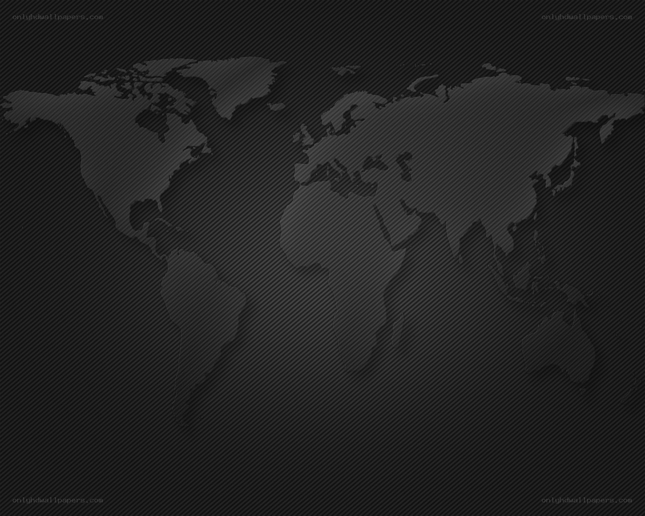 world map on dark background