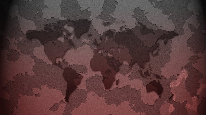 World Map on Textured Surface