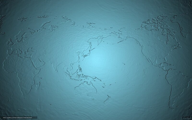 World Map Relief